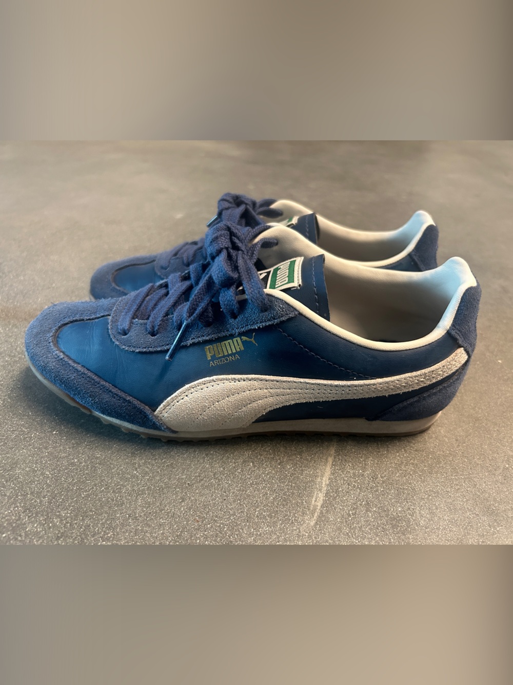 Puma Women’s Arizona Sneakers - Navy Blue & White